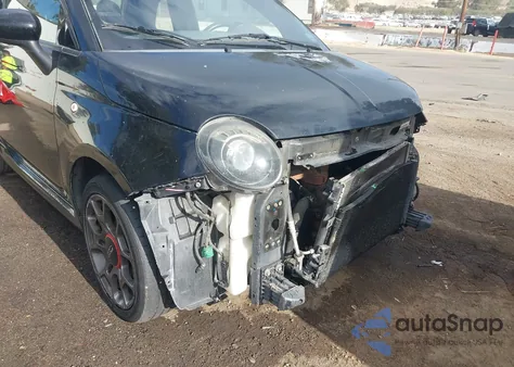 2013 Fiat 500 Sport Cattiva из США, поврежденный, VIN 3C3CFFBR9DT744591